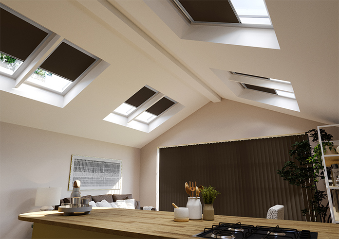 Blackout Roller, Cocoa (Blackout) - Loft Blind - Image 6